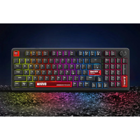 Клавиатура Marvo Gaming Mechanical Keyboard Arma 98 KG937 - 1K, TNT Peach Switches [Linear], (English US)