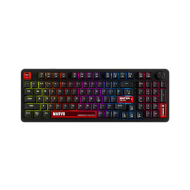 Клавиатура Marvo Gaming Mechanical Keyboard Arma 98 KG937 - 1K, TNT Peach Switches [Linear], (English US)