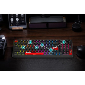 Клавиатура Marvo Gaming Mechanical Keyboard Arma 98 KG937 - 1K, TNT Peach Switches [Linear], (English US)