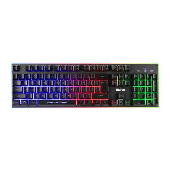 Комплект клавиатура и мишка Marvo Gaming COMBO Loot 40 CM416 4-in-1 - Keyboard, Headset, Mouse, Mousepad - MARVO-CM416