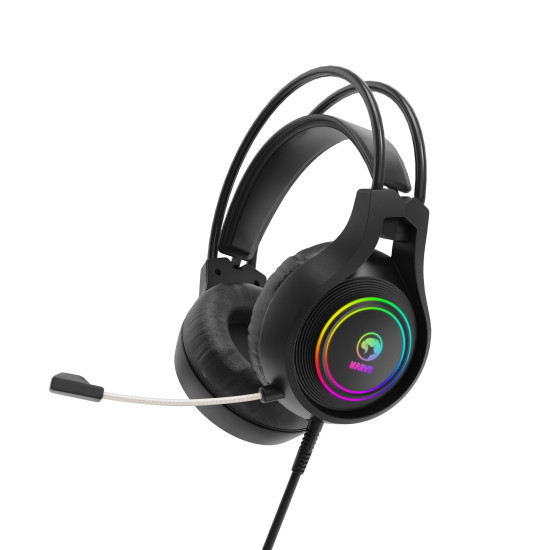 Слушалки Marvo Gaming Headphones HG8921 - 50mm, USB, RGB - MARVO-HG8921
