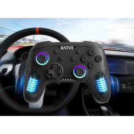 Безжичен контролер Marvo Gamepad Pact 60 GT-80 - PS4, Wireless, Vibration