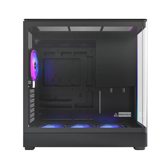 Кутия за компютър Montech Case ATX - KING 45 PRO, Black - 4x120mm A-RGB, USB-C