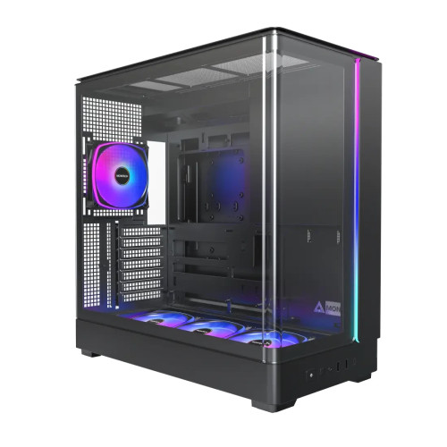 Кутия за компютър Montech Case ATX - KING 45 PRO, Black - 4x120mm A-RGB, USB-C