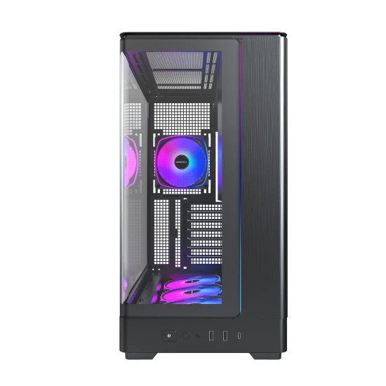 Кутия за компютър Montech Case ATX - KING 45 PRO, Black - 4x120mm A-RGB, USB-C