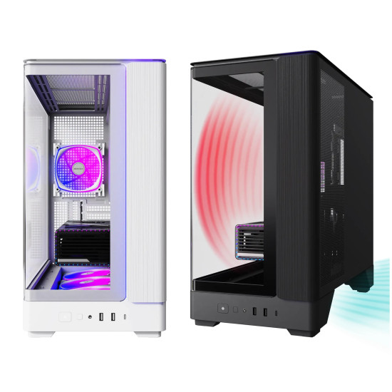 Кутия за компютър Montech Case ATX - KING 45 PRO, Black - 4x120mm A-RGB, USB-C