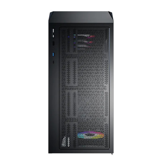 Кутия за компютър Montech Case mATX - X5 (B) - 4 A-RGB fans, USB-C
