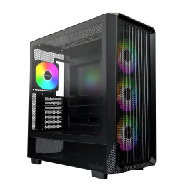 Кутия за компютър Montech Case mATX - X5 (B) - 4 A-RGB fans, USB-C
