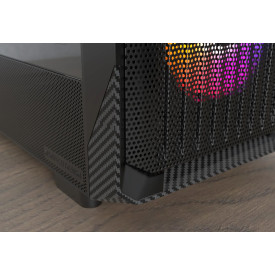 Кутия за компютър Montech Case mATX - X5 (B) - 4 A-RGB fans, USB-C