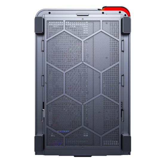 Кутия за компютър Montech KING 95 Pro, Dual Chamber Mid-tower Case, 6 ARGB Fans, 2 Front Panels, Black