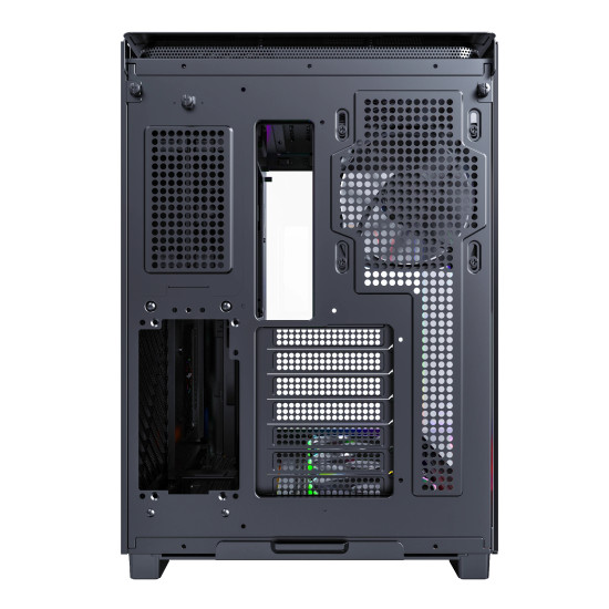 Кутия за компютър Montech KING 95 Pro, Dual Chamber Mid-tower Case, 6 ARGB Fans, 2 Front Panels, Black