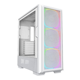 Кутия за компютър Montech SKY TWO GX, Mid-tower Case, TG, 3x140mm ARGB Fans, White