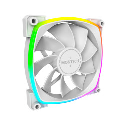 Вентилатор Montech RX120 PWM, REVERSE Fan, 120mm, ARGB, White
