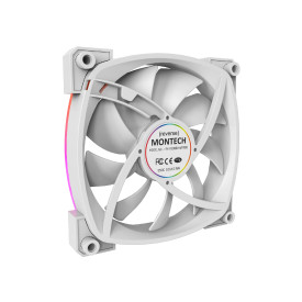 Вентилатор Montech RX120 PWM, REVERSE Fan, 120mm, ARGB, White