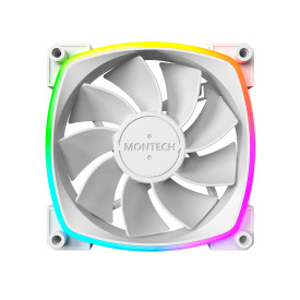 Вентилатор Montech RX120 PWM, REVERSE Fan, 120mm, ARGB, White