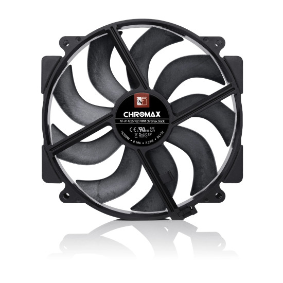 Вентилатор Noctua Fan 140mm - NF-A14x25r G2 PWM chromax.black