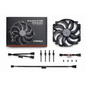Вентилатор Noctua Fan 140mm - NF-A14x25r G2 PWM chromax.black