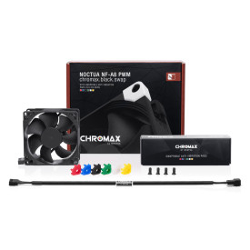 Вентилатор Noctua Fan 80mm NF-A8 PWM chromax.black.swap