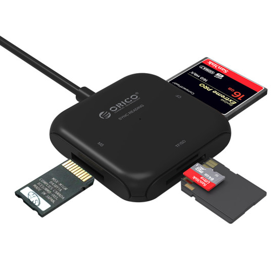 Четец за карти Orico Card Reader USB3.0 Black - CRS31A