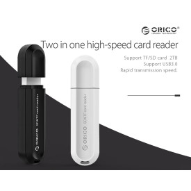 Четец за карти Orico Card Reader USB3.0 Gray - CRS21-BK