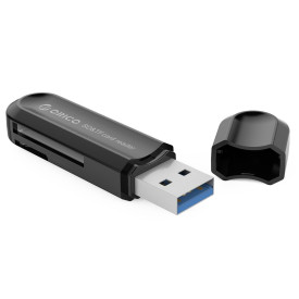 Четец за карти Orico Card Reader USB3.0 Gray - CRS21-BK