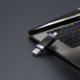 Четец за карти Orico Card Reader USB Type C/A Black - CD2D-AC2-BK