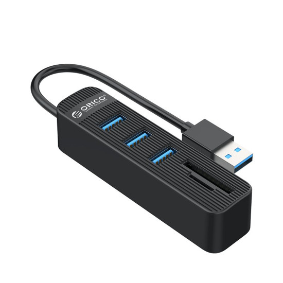 USB хъб Orico USB3.0 HUB 3 port + Card Reader - TWU3-3AST