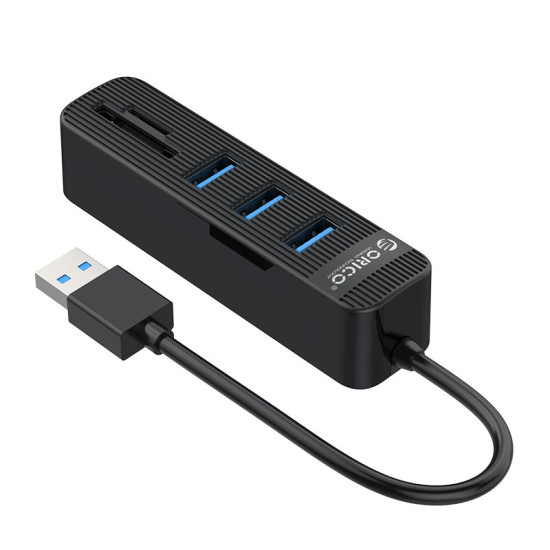 USB хъб Orico USB3.0 HUB 3 port + Card Reader - TWU3-3AST