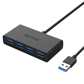 USB хъб Orico USB3.0 HUB 4 port black - G11-H4-U3-03-BK