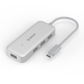 USB хъб Orico USB3.0 HUB 4 port - Type C input - TC4U-U3-SV