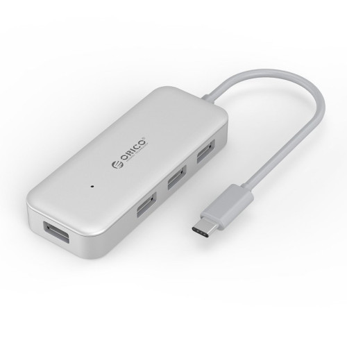 USB хъб Orico USB3.0 HUB 4 port - Type C input - TC4U-U3-SV