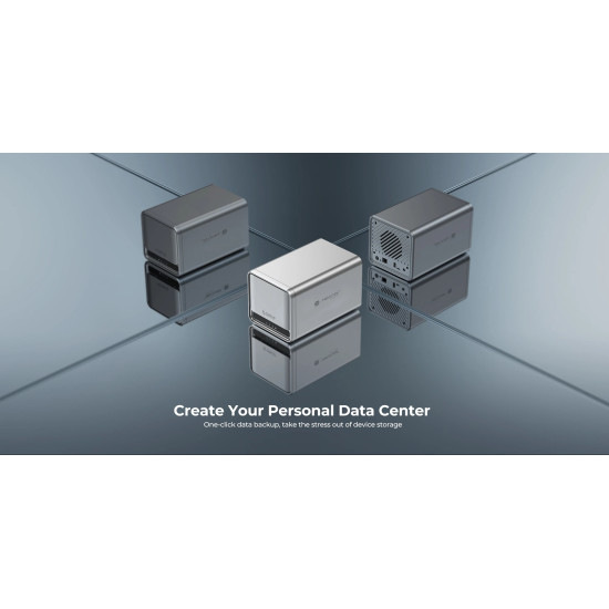 NAS устройство Orico Personal Cloud Storage MetaCube - TS200-EU-GY-BP