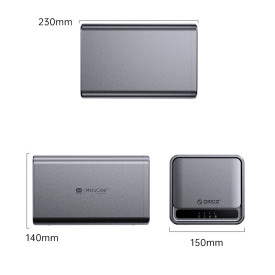 NAS устройство Orico Personal Cloud Storage MetaCube - TS200-EU-GY-BP