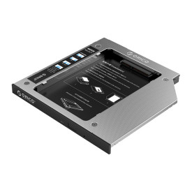 Кади за лаптоп Orico Laptop Caddy 9.0-9.5mm SATA3 with LED/switch - M95SS-SV