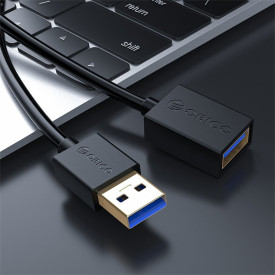 USB удължителен кабел Orico USB3.0 AM/AF - 1.5m - U3-MAA01-15-BK