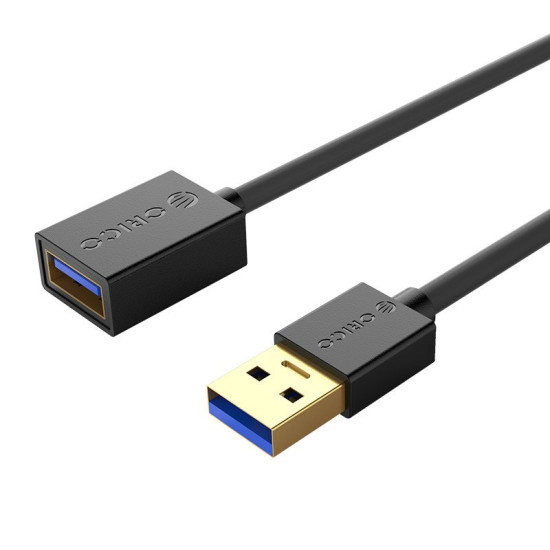 USB удължителен кабел Orico USB3.0 AM/AF - 1.5m - U3-MAA01-15-BK