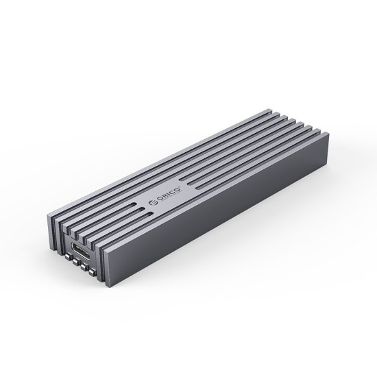 Външна кутия за диск Orico Storage - Case - M.2 NVMe M-key 10 Gbps Aluminum Heatsink Gray - FV35C3-G2-GY
