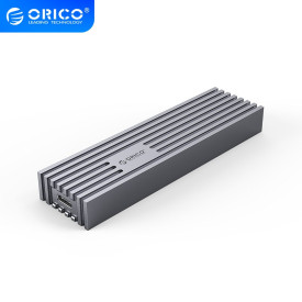 Външна кутия за диск Orico Storage - Case - M.2 NVMe M-key 10 Gbps Aluminum Heatsink Gray - FV35C3-G2-GY
