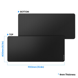 Подложка за мишка Pulsar Gaming Mousepad ParaBrake V2 Mouse Pad XXL Black - 900 x 400 мм