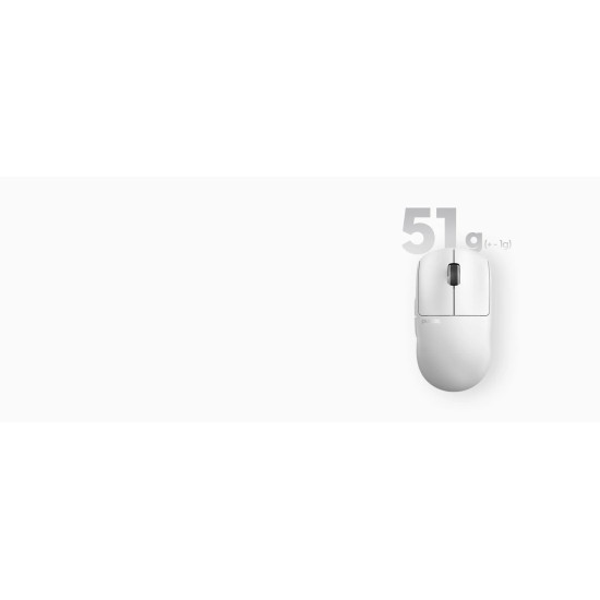 Безжична мишка Pulsar Wireless Gaming Mouse X2 v3 Size1 White - 1K (8K compatible)