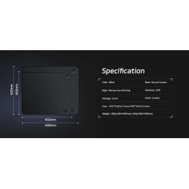 Подложка за мишка Scyrox Gaming Mousepad Sosu XL - 490 x 420 x 4.5 мм