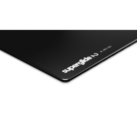 Подложка за мишка Superglide Gaming Glass Mousepad Superglide Pad v2 XL Black, Стъкло - 490 x 420 мм