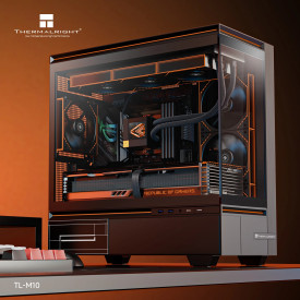 Кутия за компютър Thermalright TL-M10, Micro ATX, USB-C, 360mm, Black