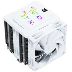 Охладител за процесор Thermalright Peerless Assassin 120 Digital White, Dual-Tower, LGA1851, AM5