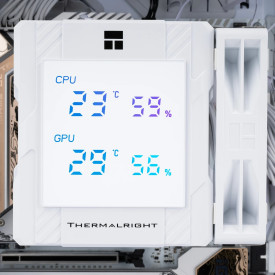 Охладител за процесор Thermalright Peerless Assassin 120 Digital White, Dual-Tower, LGA1851, AM5