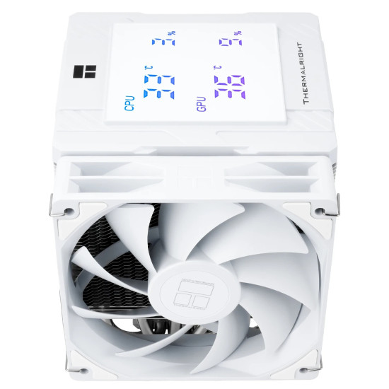 Охладител за процесор Thermalright Peerless Assassin 120 Digital White, Dual-Tower, LGA1851, AM5