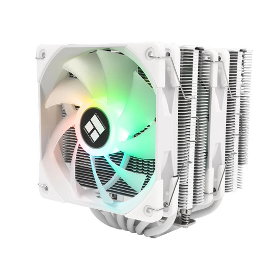 Охладител за процесор Thermalright CPU Cooler Peerless Assassin 120 White A-RGB - Dual-Tower - LGA1851/LGA1700/AM5