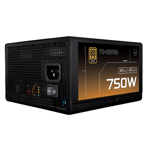 Захранване Thermalright TR-KG750, ATX 3.1, 750W, Gold, Black