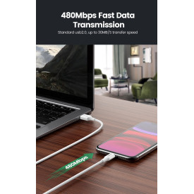 Ugreen кабел Cable iPhone Lighting/USB data US155, 1m - 20728