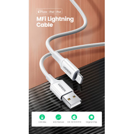 Ugreen кабел Cable iPhone Lighting/USB data US155, 1m - 20728